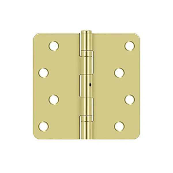 Deltana - 4" x 4" x 1/4" Radius Hinge - NRP - Ball Bearing - Steel - Optional Finish