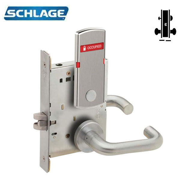 Schlage - L9040 - L Series Mortise Lock - Non-Keyed - Exit