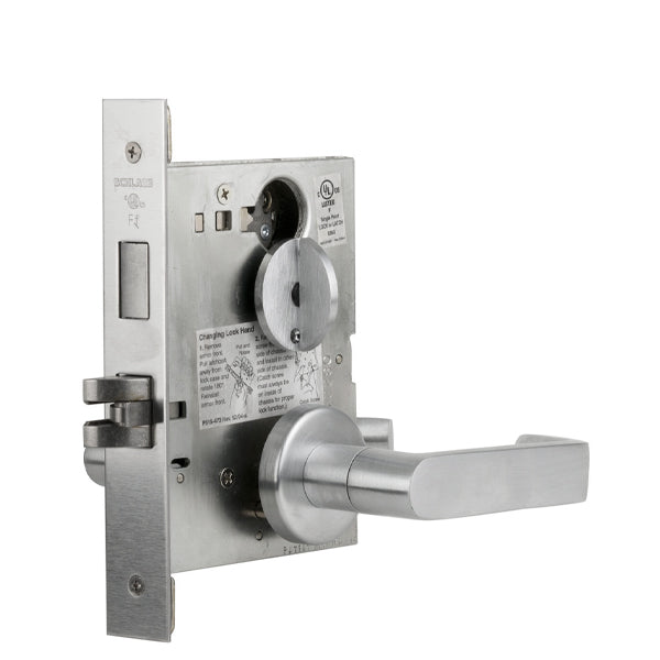 Schlage L9480P - L Series Mortise Lockset w/ Deadbolt - 26D - Satin Chrome - Storeroom - Grade 1 - UHS Hardware Schlage L9480P - L Series Mortise Lockset w/ Deadbolt - 26D - Satin Chrome - Storeroom - Grade 1 - UHS Hardware