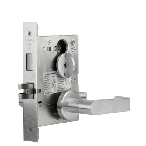 Schlage L9480P - L Series Mortise Lockset w/ Deadbolt - 26D - Satin Chrome - Storeroom - Grade 1 - UHS Hardware Schlage L9480P - L Series Mortise Lockset w/ Deadbolt - 26D - Satin Chrome - Storeroom - Grade 1 - UHS Hardware