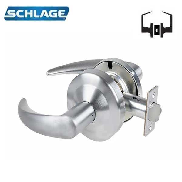 Schlage - ND10S - Commercial Lever Set - Passage - Satin Chrome - Optional Levers - Fire Rated - Grade 1 - UHS Hardware