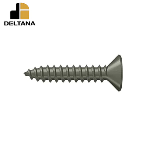 Deltana - Wood Screw - SB - #10 x 1" - Optional Finish Deltana - Wood Screw - SB - #10 x 1" - Optional Finish
