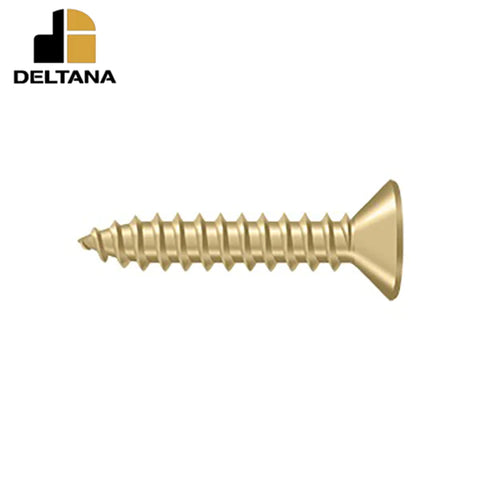 Deltana - Wood Screw - SB - #10 x 1" - Optional Finish Deltana - Wood Screw - SB - #10 x 1" - Optional Finish