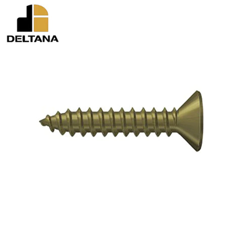Deltana - Wood Screw - SB - #10 x 1" - Optional Finish Deltana - Wood Screw - SB - #10 x 1" - Optional Finish
