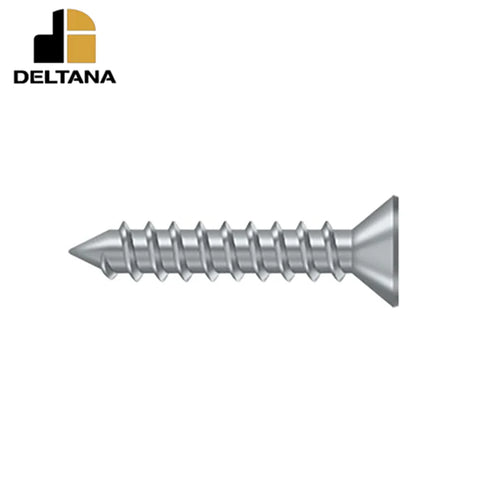 Deltana - Wood Screw - Steel - #12 x 1-1/4" - Optional Finish Deltana - Wood Screw - Steel - #12 x 1-1/4" - Optional Finish