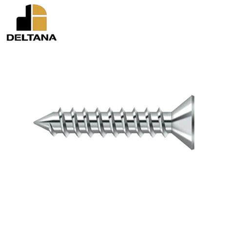 Deltana - Wood Screw - Steel - #12 x 1-1/4" - Optional Finish Deltana - Wood Screw - Steel - #12 x 1-1/4" - Optional Finish