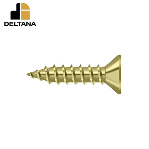 Deltana - Wood Screw - Steel - #9x 3/4" - Optional Finish Deltana - Wood Screw - Steel - #9x 3/4" - Optional Finish