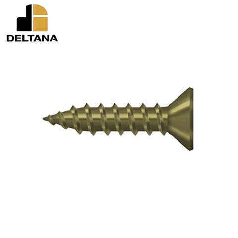 Deltana - Wood Screw - Steel - #9x 3/4" - Optional Finish Deltana - Wood Screw - Steel - #9x 3/4" - Optional Finish