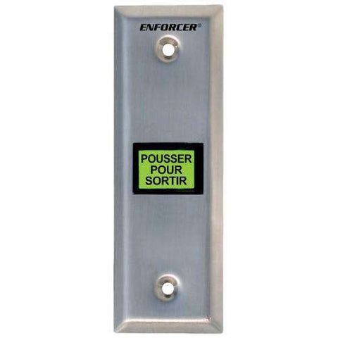 Seco-Larm - Slimline LED Illuminated RTE Wall Plate - Built-in Timer - UHS Hardware Seco-Larm - Slimline LED Illuminated RTE Wall Plate - Built-in Timer - UHS Hardware