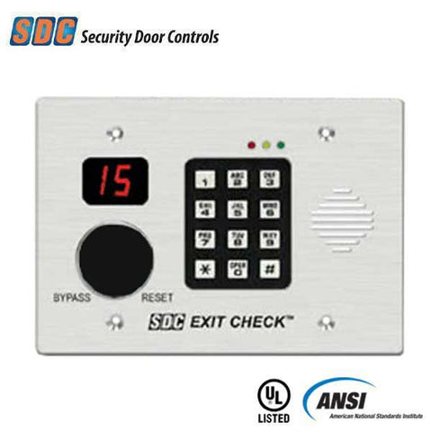 SDC - 101-KDENA - Delayed Egress Controller - Selectable Delay - Keyswitch - 12/24VDC - Aluminum - Fire Rated - Grade 1 SDC - 101-KDENA - Delayed Egress Controller - Selectable Delay - Keyswitch - 12/24VDC - Aluminum - Fire Rated - Grade 1