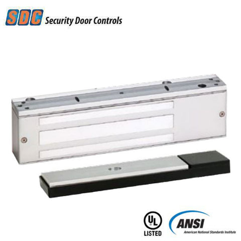 SDC - 1511DEV - Single Slave Magnetic Lock - Delayed Egress - Surface Mount - 1650lbs. - 12/24VDC - Aluminum - Fire rated - Grade 1 - UHS Hardware SDC - 1511DEV - Single Slave Magnetic Lock - Delayed Egress - Surface Mount - 1650lbs. - 12/24VDC - Aluminum - Fire rated - Grade 1 - UHS Hardware