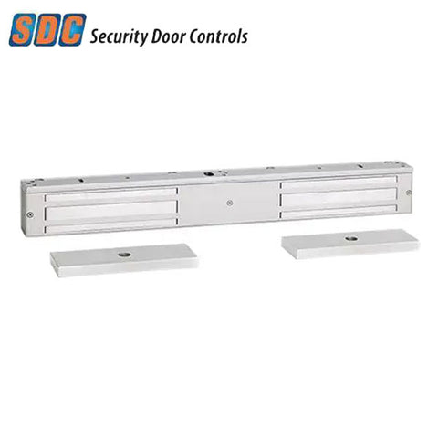 SDC - 1512V - Double Electromagnetic Lock - Surface Mount - 1650lbs. - 12/24VDC - Satin Aluminum - Grade 1 - UHS Hardware SDC - 1512V - Double Electromagnetic Lock - Surface Mount - 1650lbs. - 12/24VDC - Satin Aluminum - Grade 1 - UHS Hardware