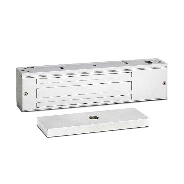 SDC - 1581 - Single Magnetic Lock - Surface Mount - 650lbs. - Door Status - 12/24VDC - Satin Aluminum - Grade 1 - UHS Hardware SDC - 1581 - Single Magnetic Lock - Surface Mount - 650lbs. - Door Status - 12/24VDC - Satin Aluminum - Grade 1 - UHS Hardware
