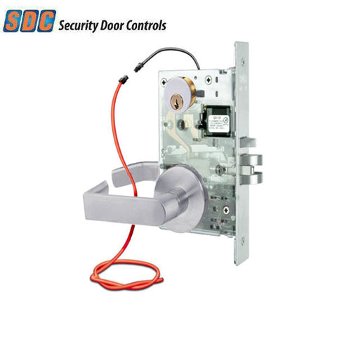SDC - Z7652LQE - Electrified Mortise Lock - MLR - Fail Secure - Eclipse Rose - Optional Handing - 24VDC - Satin Chrome - Fire Rated - Grade 1 - UHS Hardware SDC - Z7652LQE - Electrified Mortise Lock - MLR - Fail Secure - Eclipse Rose - Optional Handing - 24VDC - Satin Chrome - Fire Rated - Grade 1 - UHS Hardware