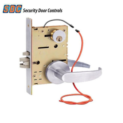 SDC - Z7850LQG - Solenoid Controlled Mortise Lock - Fail Safe - Galaxy Rose - Optional Handing - 12/24VDC - Satin Chrome - Fire Rated - Grade 1 - UHS Hardware SDC - Z7850LQG - Solenoid Controlled Mortise Lock - Fail Safe - Galaxy Rose - Optional Handing - 12/24VDC - Satin Chrome - Fire Rated - Grade 1 - UHS Hardware