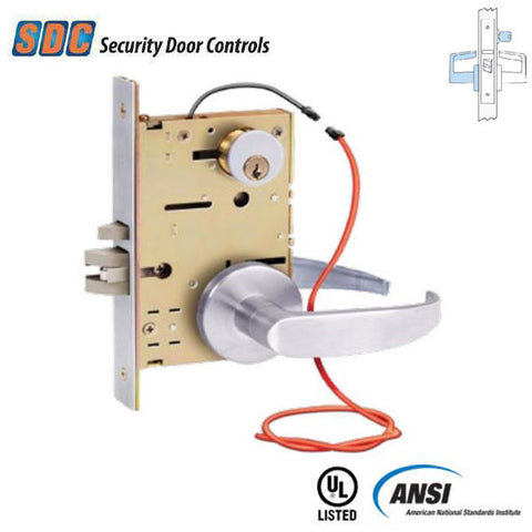 SDC - Z7850LQG - Solenoid Controlled Mortise Lock - Fail Safe - Galaxy Rose - Optional Handing - 12/24VDC - Satin Chrome - Fire Rated - Grade 1 - UHS Hardware SDC - Z7850LQG - Solenoid Controlled Mortise Lock - Fail Safe - Galaxy Rose - Optional Handing - 12/24VDC - Satin Chrome - Fire Rated - Grade 1 - UHS Hardware