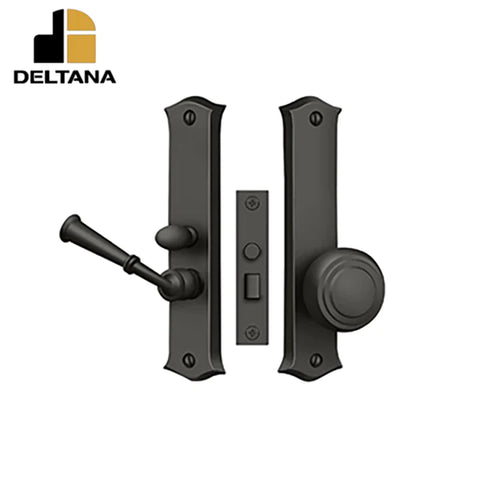 Deltana - Storm Door Latch - Classic - Mortise Lock - 1-1/2" Backset - 7/8" - 1-3/4" Door Thickness - 3-1/4" Face Size - Reversible - Optional Finish Deltana - Storm Door Latch - Classic - Mortise Lock - 1-1/2" Backset - 7/8" - 1-3/4" Door Thickness - 3-1/4" Face Size - Reversible - Optional Finish