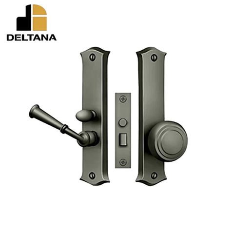 Deltana - Storm Door Latch - Classic - Mortise Lock - 1-1/2" Backset - 7/8" - 1-3/4" Door Thickness - 3-1/4" Face Size - Reversible - Optional Finish Deltana - Storm Door Latch - Classic - Mortise Lock - 1-1/2" Backset - 7/8" - 1-3/4" Door Thickness - 3-1/4" Face Size - Reversible - Optional Finish