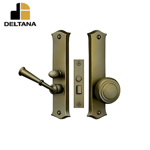 Deltana - Storm Door Latch - Classic - Mortise Lock - 1-1/2" Backset - 7/8" - 1-3/4" Door Thickness - 3-1/4" Face Size - Reversible - Optional Finish Deltana - Storm Door Latch - Classic - Mortise Lock - 1-1/2" Backset - 7/8" - 1-3/4" Door Thickness - 3-1/4" Face Size - Reversible - Optional Finish