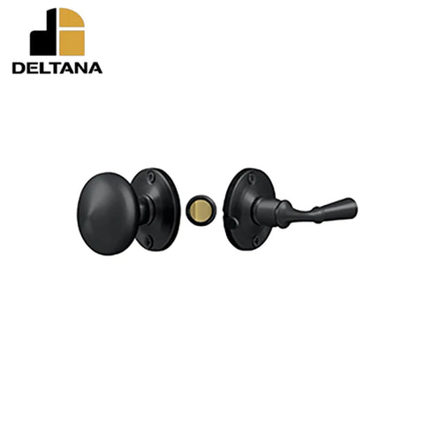 Deltana - Storm Door Latch - Round - Tubular Lock - 1-3/4" Backset - 7/8" - 1-3/8" Door Thickness - Reversible - Optional Finish Deltana - Storm Door Latch - Round - Tubular Lock - 1-3/4" Backset - 7/8" - 1-3/8" Door Thickness - Reversible - Optional Finish