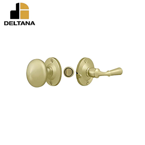 Deltana - Storm Door Latch - Round - Tubular Lock - 1-3/4" Backset - 7/8" - 1-3/8" Door Thickness - Reversible - Optional Finish Deltana - Storm Door Latch - Round - Tubular Lock - 1-3/4" Backset - 7/8" - 1-3/8" Door Thickness - Reversible - Optional Finish