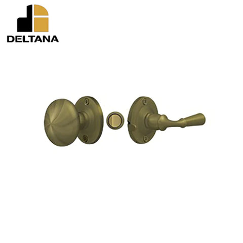 Deltana - Storm Door Latch - Round - Tubular Lock - 1-3/4" Backset - 7/8" - 1-3/8" Door Thickness - Reversible - Optional Finish Deltana - Storm Door Latch - Round - Tubular Lock - 1-3/4" Backset - 7/8" - 1-3/8" Door Thickness - Reversible - Optional Finish