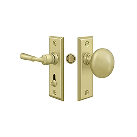 Deltana - Storm Door Latch - Rectangular - Tubular Lock - 1-3/4" Backset - 7/8" - 1-3/8" Door Thickness - 4" Face Size - Optional Finish Deltana - Storm Door Latch - Rectangular - Tubular Lock - 1-3/4" Backset - 7/8" - 1-3/8" Door Thickness - 4" Face Size - Optional Finish