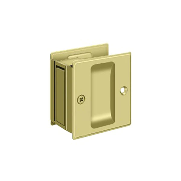 Deltana - Pocket Lock - 2-1/2" x 2-3/4" Passage - 1-3/8" Door Thickness - Optional Finish