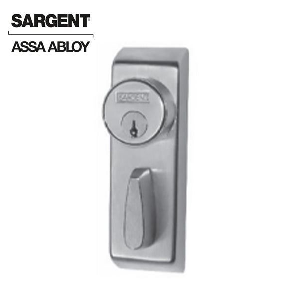 Sargent - 113 Auxiliary Outside Control Trim - for 8400/8600 Exit Devices - Satin Stainless Steel - Classroom - UHS Hardware Sargent - 113 Auxiliary Outside Control Trim - for 8400/8600 Exit Devices - Satin Stainless Steel - Classroom - UHS Hardware