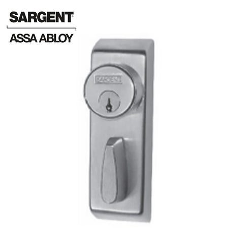 Sargent - 113 Auxiliary Outside Control Trim - for 8400/8600 Exit Devices - Satin Stainless Steel - Classroom - UHS Hardware Sargent - 113 Auxiliary Outside Control Trim - for 8400/8600 Exit Devices - Satin Stainless Steel - Classroom - UHS Hardware