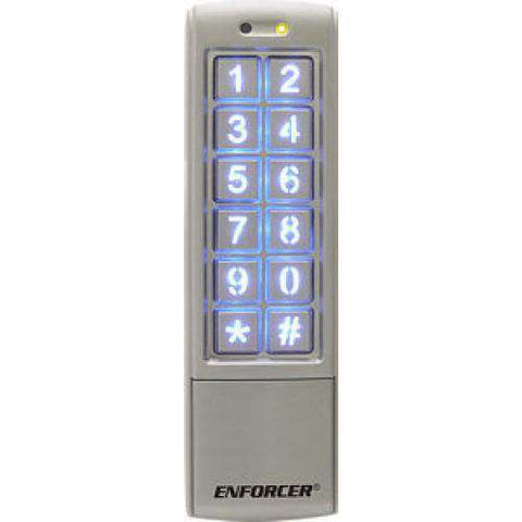 Seco-Larm - Access Control Digital Keypad - 1010 Users - Mullion Style - Weatherproof - Built-In PROX Card Reader - Outdoor - UHS Hardware Seco-Larm - Access Control Digital Keypad - 1010 Users - Mullion Style - Weatherproof - Built-In PROX Card Reader - Outdoor - UHS Hardware