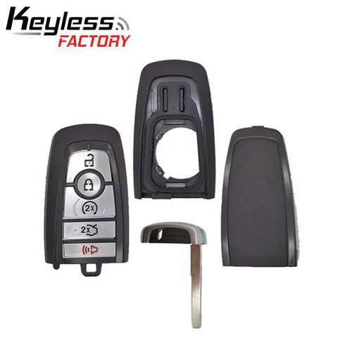 2017-2021 Ford / 5-Button Smart Key SHELL / PN: 164-R8149 / M3N-A2C93142600 (AFTERMARKET) - UHS Hardware 2017-2021 Ford / 5-Button Smart Key SHELL / PN: 164-R8149 / M3N-A2C93142600 (AFTERMARKET) - UHS Hardware