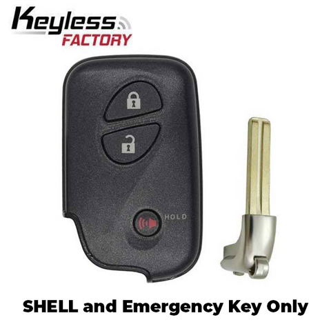 2006-2012 Lexus / 3-Button Remote Smart Key SHELL / HYQ14AAB HYQ14ACX HYQ14AAF (SKS-LEX-003) - UHS Hardware 2006-2012 Lexus / 3-Button Remote Smart Key SHELL / HYQ14AAB HYQ14ACX HYQ14AAF (SKS-LEX-003) - UHS Hardware