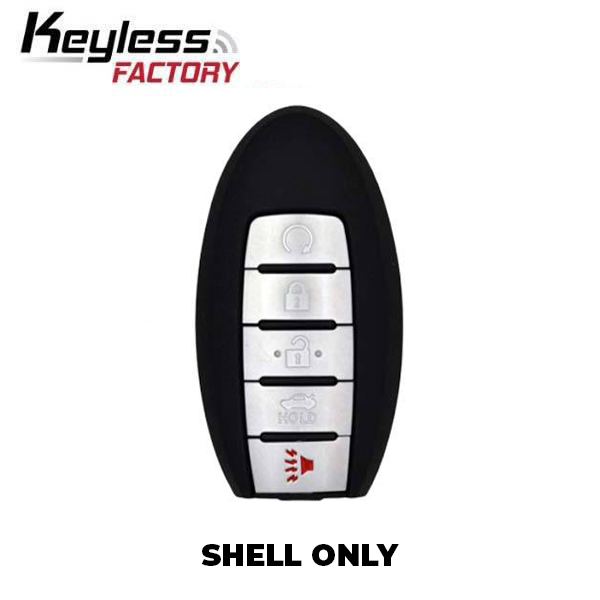 2009-2019 Nissan / 5-Button Smart Key SHELL / KR5S180144014 ( SKS-NIS-0145) - UHS Hardware 2009-2019 Nissan / 5-Button Smart Key SHELL / KR5S180144014 ( SKS-NIS-0145) - UHS Hardware
