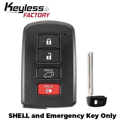 2013-2020 Toyota / 4-Button Smart Key SHELL / HYQ14FBA (SKS-TOY-130) - UHS Hardware 2013-2020 Toyota / 4-Button Smart Key SHELL / HYQ14FBA (SKS-TOY-130) - UHS Hardware