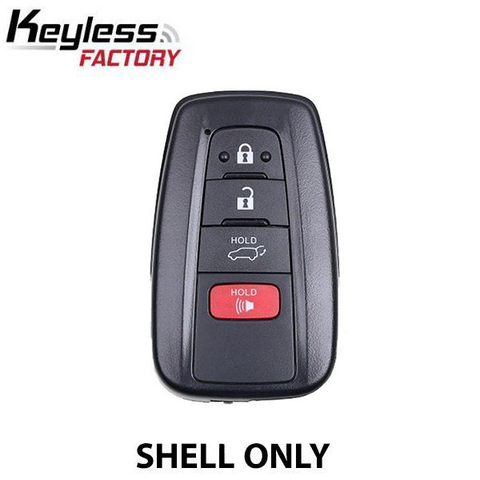 2019-2021 Toyota RAV4 / 4-button Smart Key SHELL for HYQ14FBC (Hatch) (AFTERMARKET) - UHS Hardware 2019-2021 Toyota RAV4 / 4-button Smart Key SHELL for HYQ14FBC (Hatch) (AFTERMARKET) - UHS Hardware