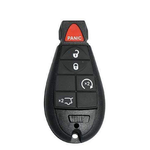 Solid Keys USA - 2008-2017 Dodge Chrysler Jeep / OEM Replacement / 5-Button Fobik Key w/ Remote Start & Hatch - UHS Hardware Solid Keys USA - 2008-2017 Dodge Chrysler Jeep / OEM Replacement / 5-Button Fobik Key w/ Remote Start & Hatch - UHS Hardware