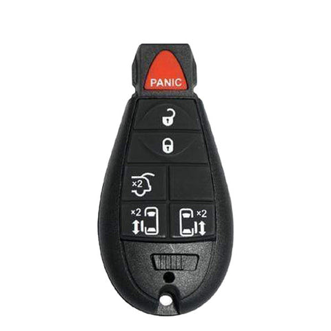 Solid Keys USA - 2008-2017 Dodge Chrysler Jeep / OEM Replacement / 6-Button Fobik Key w/ Hatch & Sliding Van Doors - UHS Hardware Solid Keys USA - 2008-2017 Dodge Chrysler Jeep / OEM Replacement / 6-Button Fobik Key w/ Hatch & Sliding Van Doors - UHS Hardware