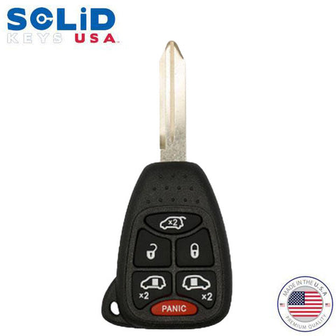 Solid Keys USA - 2004-2017 Chrysler Dodge Jeep / OEM Replacement / 6-Button Remote Head Key w/ Hatch & Power Sliding Doors - UHS Hardware