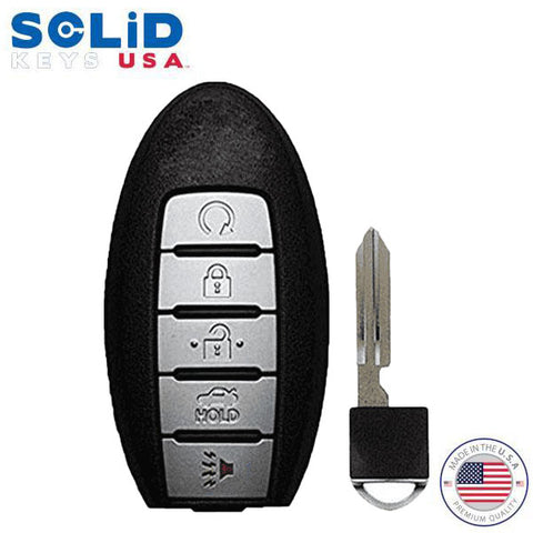 Solid Keys USA - 2013-2019 Nissan Infiniti / OEM Replacement / 5-Button Smart Key w/ Trunk & Remote Start - UHS Hardware Solid Keys USA - 2013-2019 Nissan Infiniti / OEM Replacement / 5-Button Smart Key w/ Trunk & Remote Start - UHS Hardware