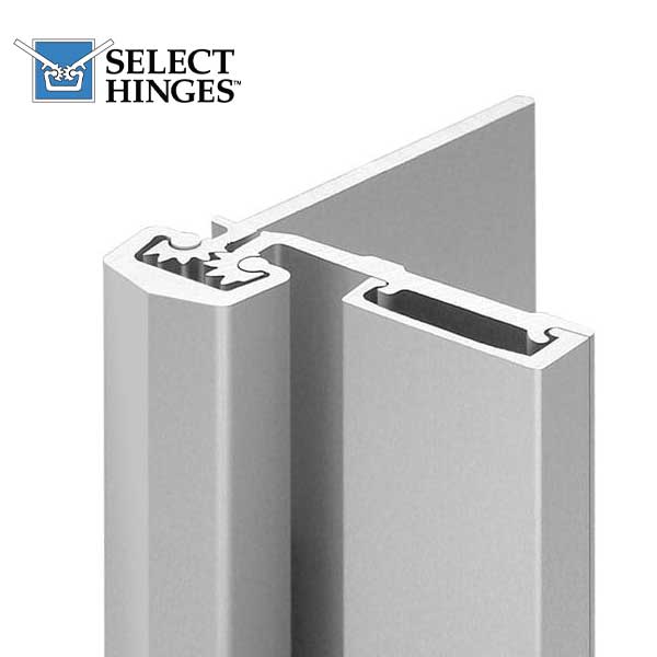 Select Hinges - 54 - 85" - Geared Half Surface Concealed Continuous Hinges - Aluminum - Heavy Duty - UHS Hardware Select Hinges - 54 - 85" - Geared Half Surface Concealed Continuous Hinges - Aluminum - Heavy Duty - UHS Hardware
