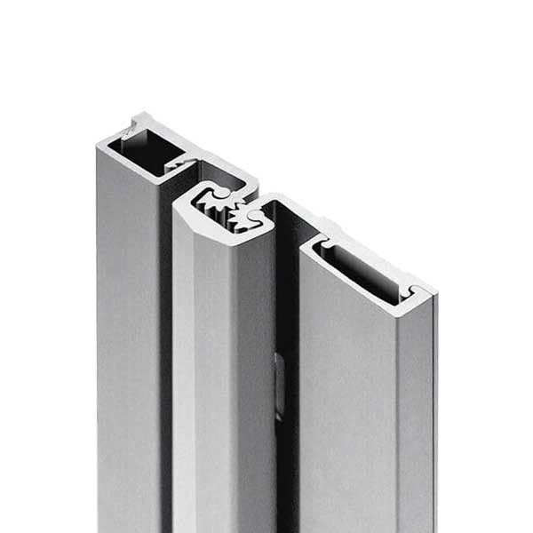 Select Hinges - 57 - 95" - Geared Full Surface Hinge - Clear Aluminum - Standard Duty - UHS Hardware Select Hinges - 57 - 95" - Geared Full Surface Hinge - Clear Aluminum - Standard Duty - UHS Hardware