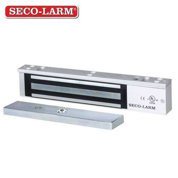 Seco-Larm - Single Door - Maglock - 600 lb Holding Force - Bond Sensor - Status LED w/ Mounting Accessories - CE listed - UHS Hardware Seco-Larm - Single Door - Maglock - 600 lb Holding Force - Bond Sensor - Status LED w/ Mounting Accessories - CE listed - UHS Hardware
