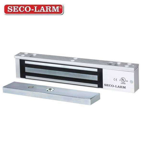 Seco-Larm - Single Door - Maglock - 600 lb Holding Force - Bond Sensor - Status LED w/ Mounting Accessories - CE listed - UHS Hardware Seco-Larm - Single Door - Maglock - 600 lb Holding Force - Bond Sensor - Status LED w/ Mounting Accessories - CE listed - UHS Hardware
