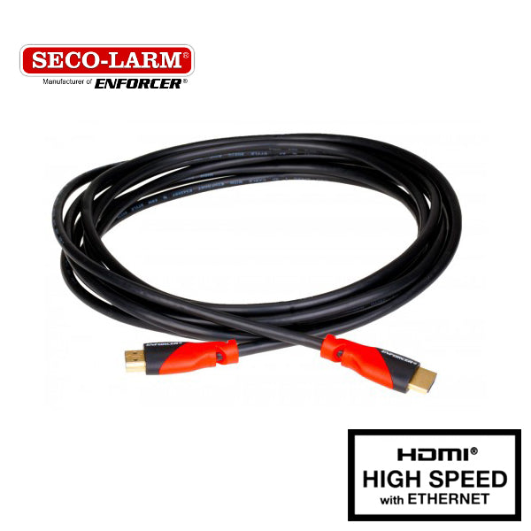 Seco-Larm - SLM-MC-1130-18NQ - High-Speed HDMI Cable - 4k - 1.5ft - 28AWG - UL CL3 - 18 GBPS - HDR - UHS Hardware Seco-Larm - SLM-MC-1130-18NQ - High-Speed HDMI Cable - 4k - 1.5ft - 28AWG - UL CL3 - 18 GBPS - HDR - UHS Hardware
