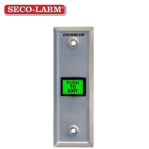 Seco-Larm - Slimline LED Illuminated RTE Wall Plate - Built-in Timer - UHS Hardware Seco-Larm - Slimline LED Illuminated RTE Wall Plate - Built-in Timer - UHS Hardware