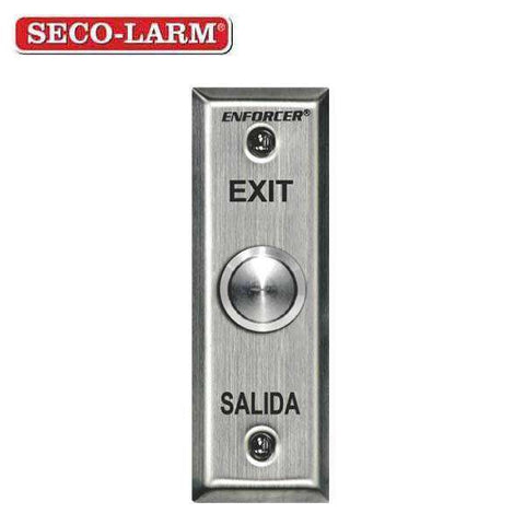 Seco-Larm - Vandal Resistant RTE Pushbutton Wall Plate - Slimline - UHS Hardware Seco-Larm - Vandal Resistant RTE Pushbutton Wall Plate - Slimline - UHS Hardware