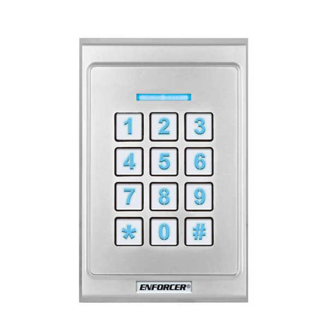 Seco-Larm - SK-B141-DQ - ENFORCER - Bluetooth Access Control Digital Keypad - Single Gang - 1100 Users - Weatherproof - Vandal Resistant - Outdoor - UHS Hardware Seco-Larm - SK-B141-DQ - ENFORCER - Bluetooth Access Control Digital Keypad - Single Gang - 1100 Users - Weatherproof - Vandal Resistant - Outdoor - UHS Hardware