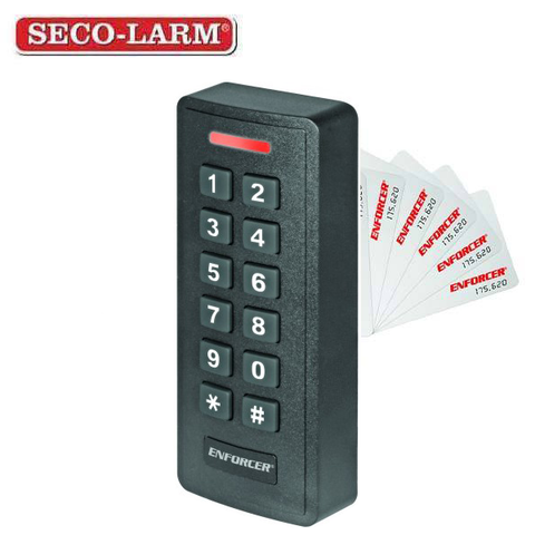Seco-Larm - Access Control Stand-Alone Digital Keypad PROX Reader - 1000 users - Outdoor - UHS Hardware Seco-Larm - Access Control Stand-Alone Digital Keypad PROX Reader - 1000 users - Outdoor - UHS Hardware