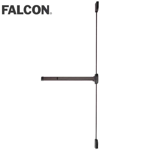 Falcon 19-V-EO SP313 3FT-R Surface Vertical Rod Exit Device - 36 - 695 - Dark Bronze - RH - UHS Hardware Falcon 19-V-EO SP313 3FT-R Surface Vertical Rod Exit Device - 36 - 695 - Dark Bronze - RH - UHS Hardware